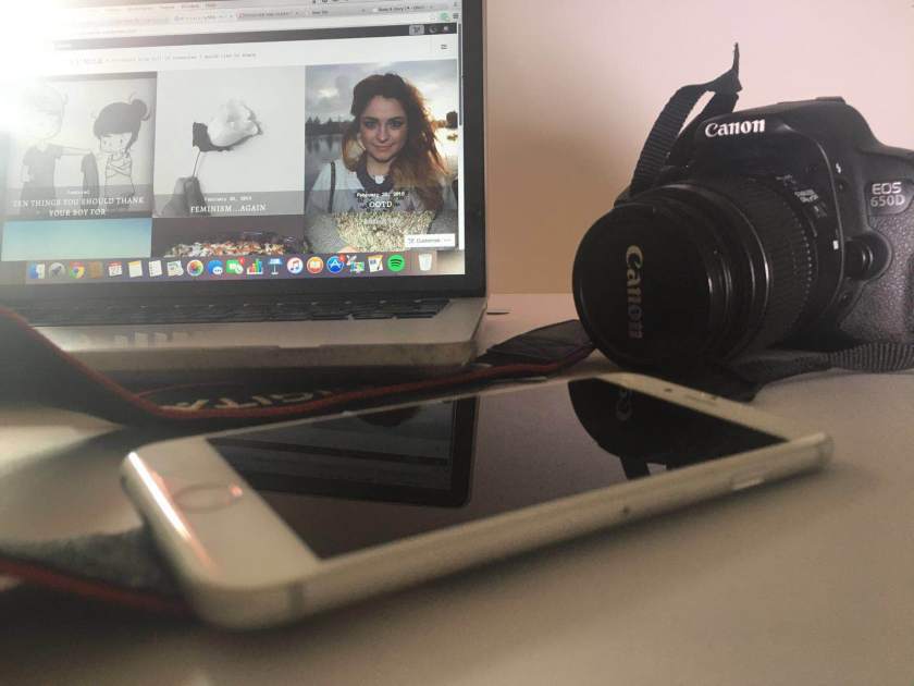 Canon camera Iphone 6s Laptop